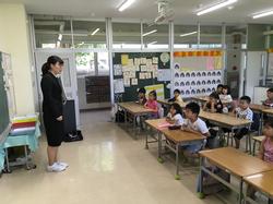 教育実習生 石田先生の健康授業 狛江市立狛江第五小学校