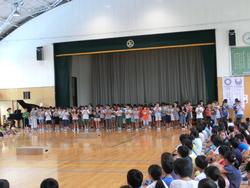 7月１9日 ７月の音楽集会 狛江第五小学校