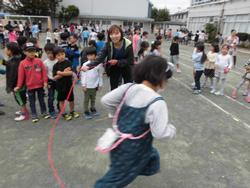 今月の記録は 長縄集会 狛江第五小学校